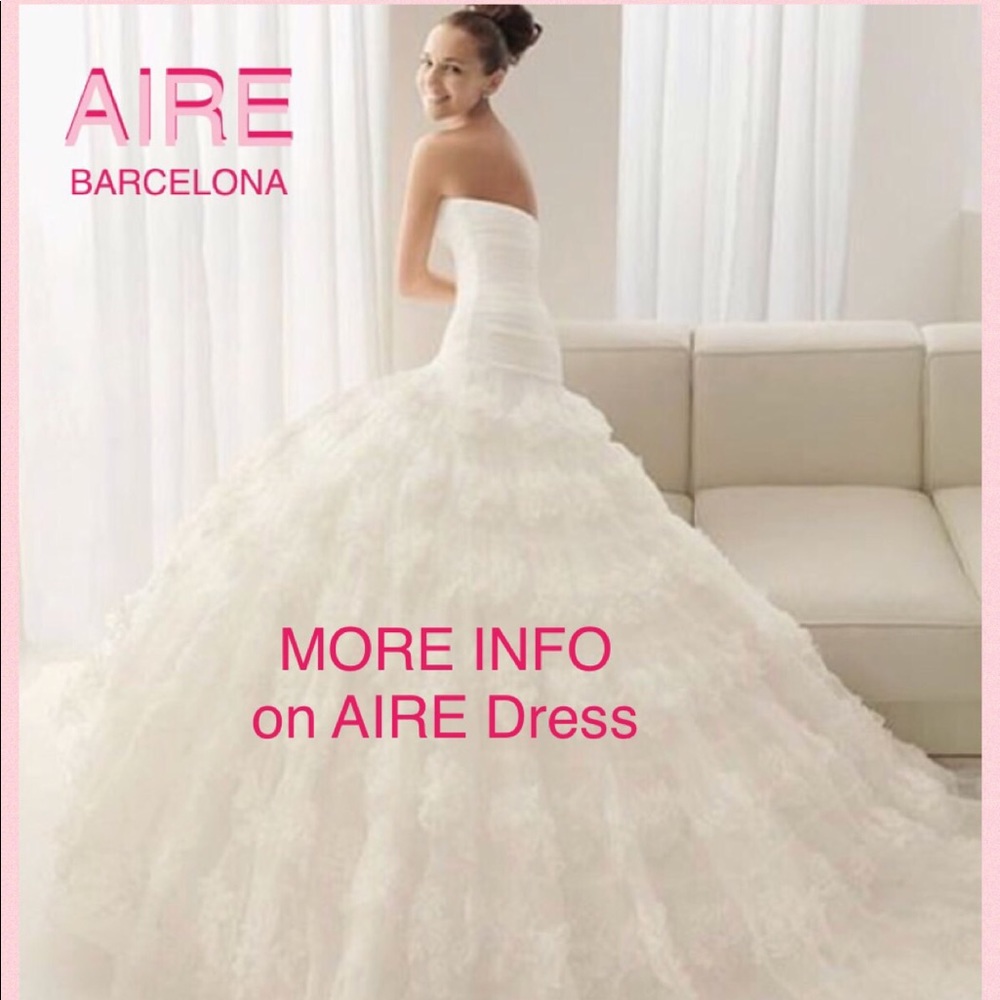 MORE INFO: AIRE BARCELONA 💎 Wedding Dress - Picture 1 of 7